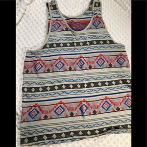 ON THE BYAS mens tank top. Size Large.
